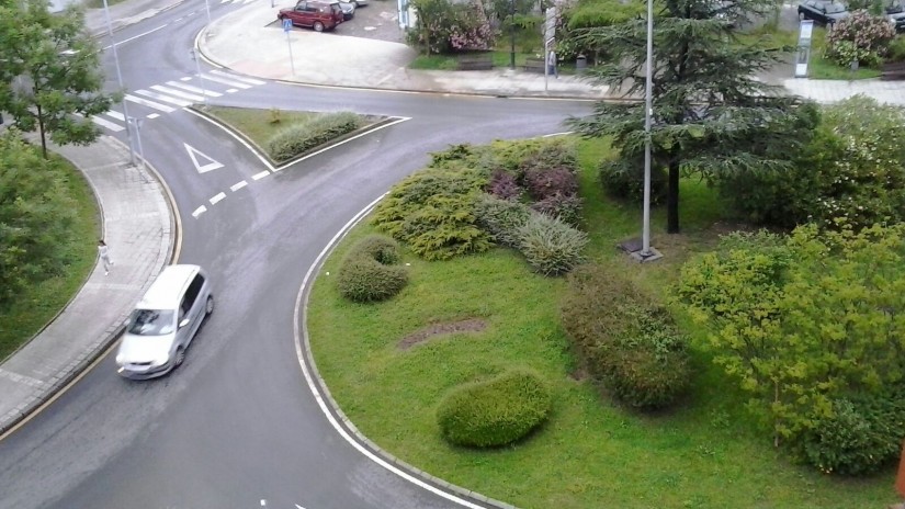 Errepide Segurtasun Neurrien Indartzea San Antonio Etorbideko Errotondan