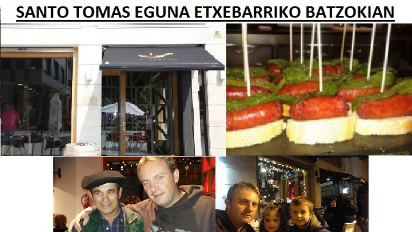 Santo Tomas eguna ospatzen Etxebarriko Batzokian!