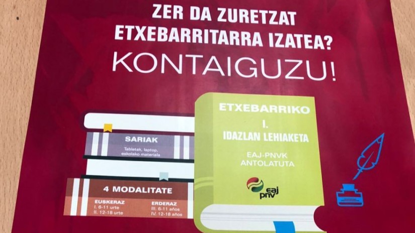 ETXEBARRIKO I. IDAZLAN LEHIAKETA