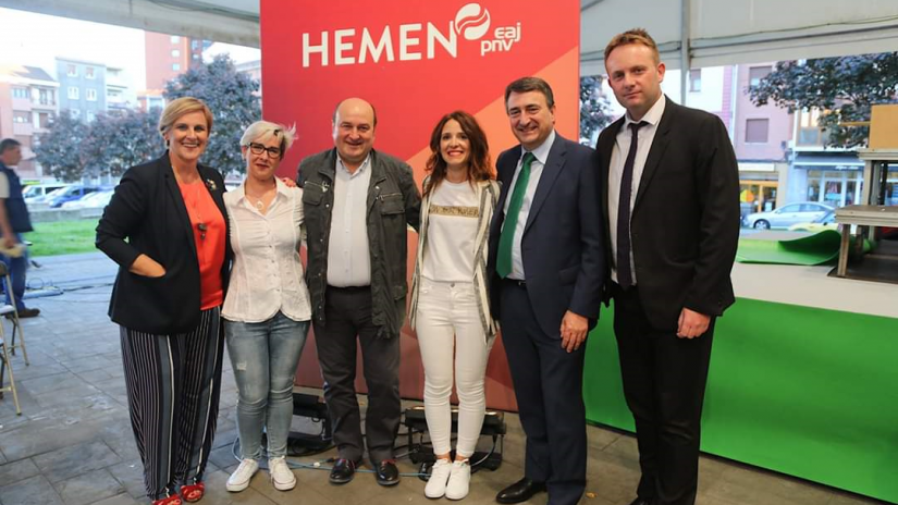 EAJ-PNV-ko hiru hautagaien aurkezpena