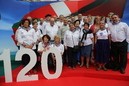 120º aniversario de la primera izada de la enseña nacional vasca.